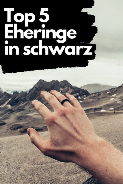 Top 5 Eheringe in Schwarz