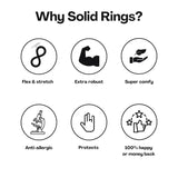 SR AIR Metallic Silver - SOLID RINGS