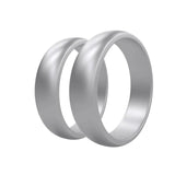 SR1 Metallic Silver Couple Bundle - SOLID RINGS