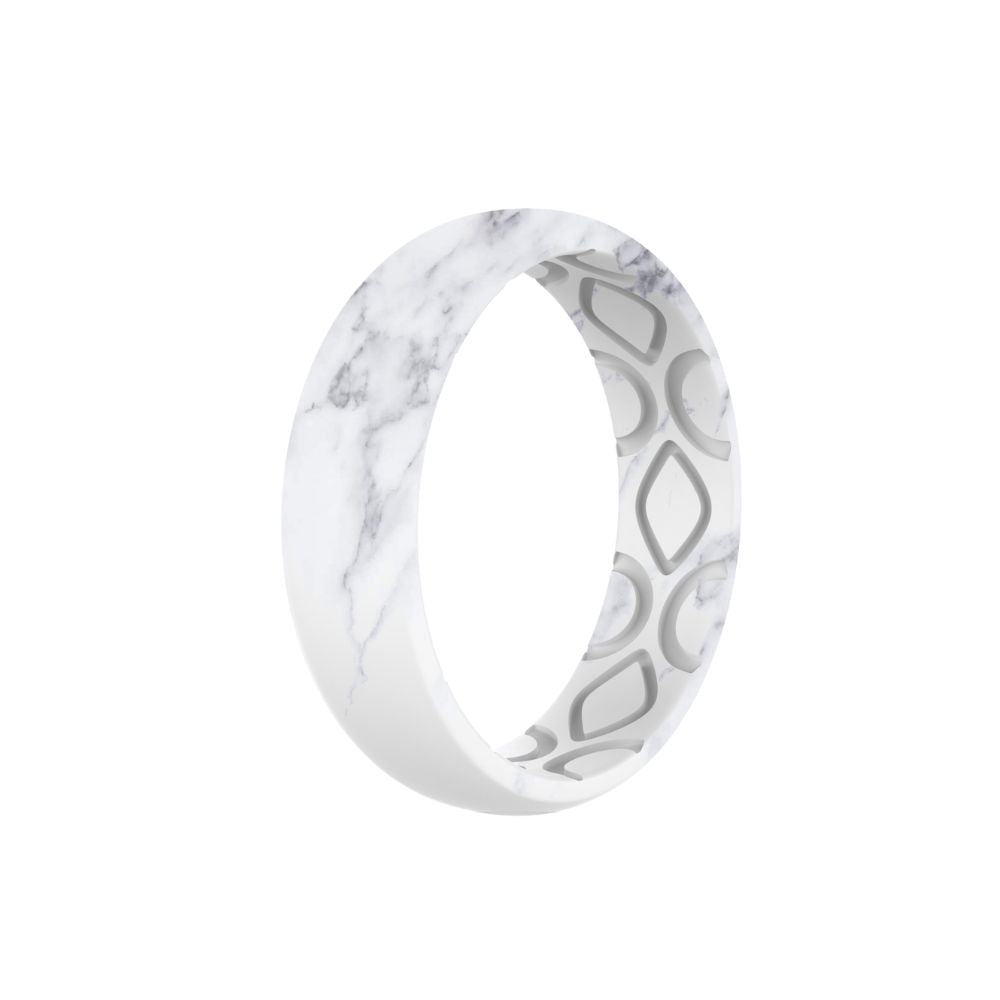 SR AIR Marble The comfortable silicone ring in marble – SOLID RINGS